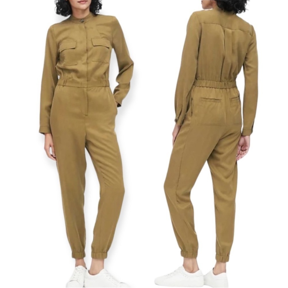 Banana Republic Tencel Flight Jumpsuit Size 2